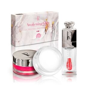 NIB Predire Prestige Paris Awakening Glow Prestige Nourishing Lip Care Set